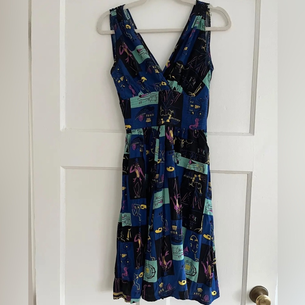 Trashy Diva Doris Dress in Preservation Hall Print Size 2